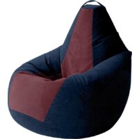 Kreslomeshki Груша Kombo XXXL GKV-145x100-TSBO (темно-синий/бордовый)