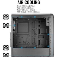 Корпус AeroCool Skyline-A-BK-v1 - Превью изображения №6 — Интернет-магазин Time-Shop