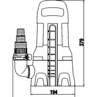 Дренажный насос Gardena 20000 Aquasensor (для грязной воды) - Превью изображения №4 — Интернет-магазин Time-Shop