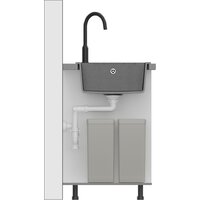 Кухонная мойка Quadron HB8203U1-G1_P2O - Превью изображения №5 — Интернет-магазин Time-Shop