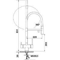 Смеситель Vieir V15039-C - Превью изображения №2 — Интернет-магазин Time-Shop