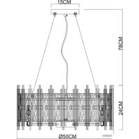 Подвесная люстра Arte Lamp Alruba A1043SP-6BK - Превью изображения №6 — Интернет-магазин Time-Shop