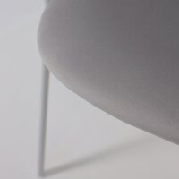 Стул с подлокотниками Алвест AV 433 (светло-серый бархат H-09/белый) - Превью изображения №13 — Интернет-магазин Time-Shop