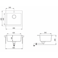 Кухонная мойка TEKA Clivo 50 S-TQ (топаз) - Превью изображения №2 — Интернет-магазин Time-Shop