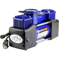 Автомобильный компрессор Nova Bright АК-75L (двухпоршневой, мет. корпус, LED-фонарь, сумка) - Превью изображения №2 — Интернет-магазин Time-Shop