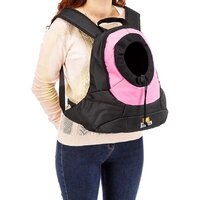 Рюкзак-переноска Ferplast Kangoo L 85748316 (черный/розовый) - Превью изображения №2 — Интернет-магазин Time-Shop