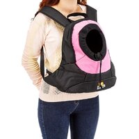 Рюкзак-переноска Ferplast Kangoo L 85748316 (черный/розовый) - Превью изображения №4 — Интернет-магазин Time-Shop