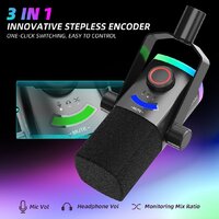 Проводной микрофон FIFINE AM8PROT (черный) - Превью изображения №4 — Интернет-магазин Time-Shop