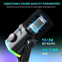 Проводной микрофон FIFINE AM8PROT (черный) - Превью изображения №5 — Интернет-магазин Time-Shop