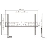 Кронштейн для телевизора Ultramounts UM815F (черный) - Превью изображения №12 — Интернет-магазин Time-Shop