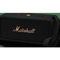 Беспроводная колонка Marshall Middleton (черный/латунь) - Превью изображения №2 — Интернет-магазин Time-Shop
