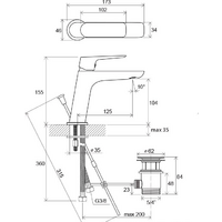 Смеситель Ravak Classic-CL 011.00 [X070081] - Превью изображения №2 — Интернет-магазин Time-Shop