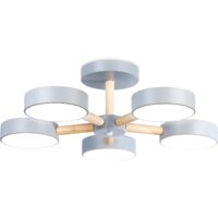 Припотолочная люстра Ambrella light FL4826/5 GR - Превью изображения №2 — Интернет-магазин Time-Shop