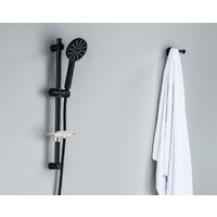 Душевой гарнитур  Aquatek Оберон AQ2014MB (матовый черный) - Превью изображения №4 — Интернет-магазин Time-Shop