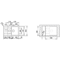 Кухонная мойка TEKA Astral 60 B-TG Белый [88921] - Превью изображения №2 — Интернет-магазин Time-Shop