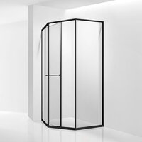 Душевой уголок RGW SV-82B L 33328299-14L (черный/прозрачное стекло) - Превью изображения №3 — Интернет-магазин Time-Shop