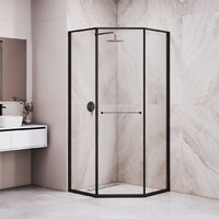 Душевой уголок RGW SV-82B L 33328299-14L (черный/прозрачное стекло) - Превью изображения №2 — Интернет-магазин Time-Shop