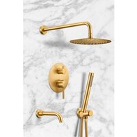 Душевая система  Milacio Ultra 150 MCU.150.GD - Превью изображения №14 — Интернет-магазин Time-Shop