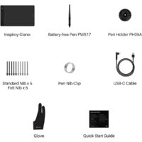 Графический планшет Huion Inspiroy Giano G930L - Превью изображения №7 — Интернет-магазин Time-Shop