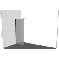 Душевая стенка Allen Brau Infinity 1 3.21015.BBA 100x200 323807 (черный браш) - Превью изображения №9 — Интернет-магазин Time-Shop