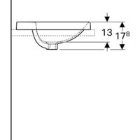 Умывальник Geberit VariForm 500.707.01.2 - Превью изображения №2 — Интернет-магазин Time-Shop