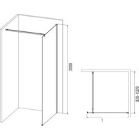Душевая стенка IVA WIX120C - Превью изображения №2 — Интернет-магазин Time-Shop