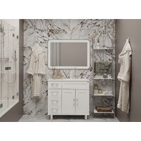  Misty Купер - 90 Тумба напольная с 4 ящ. правая, белая эмаль - П-Куп01090-0124ЯП - Превью изображения №4 — Интернет-магазин Time-Shop