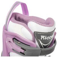 Роликовые коньки Ricos Stream PW-153A S (р. 33-36, белый/лиловый) - Превью изображения №9 — Интернет-магазин Time-Shop