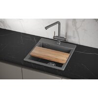 Кухонная мойка Granula ES-4701 (графит) - Превью изображения №3 — Интернет-магазин Time-Shop