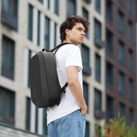 Городской рюкзак XD Design Bobby Edge (черный) - Превью изображения №7 — Интернет-магазин Time-Shop