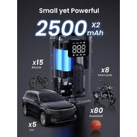 Автомобильный компрессор Ugreen CD259 Portable Tire Inflator - Превью изображения №8 — Интернет-магазин Time-Shop