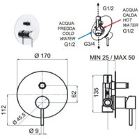 Смеситель Remer X Style X 09 L - Превью изображения №2 — Интернет-магазин Time-Shop