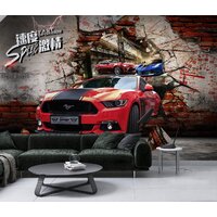 Фотообои ФабрикаФресок Форсаж. Ford Mustang. Форд Мустанг. Для Гаража 1054270 (400x270) - Превью изображения №3 — Интернет-магазин Time-Shop