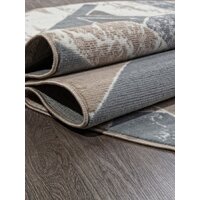 Ковер для жилой комнаты Merinos Sierra F354-OVAL-BEIGE-BLUE (1.5х1.9) - Превью изображения №2 — Интернет-магазин Time-Shop