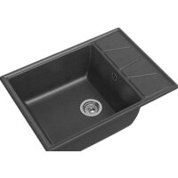 Кухонная мойка GranFest GF-V-680L (графит) - Превью изображения №1 — Интернет-магазин Time-Shop