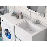 Умывальник Эстет Даллас 130, правая (белый) - Превью изображения №4 — Интернет-магазин Time-Shop