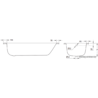 Ванна BLB Universal 150x70 - Превью изображения №4 — Интернет-магазин Time-Shop