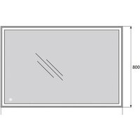  BelBagno Зеркало SPC-GRT-1000-800-LED-TCH - Превью изображения №2 — Интернет-магазин Time-Shop