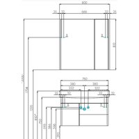  Акватон Шкаф с зеркалом Беверли 80 1A237102BV010 - Превью изображения №2 — Интернет-магазин Time-Shop