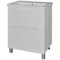 Гамма Тумба с умывальником Р24оФ8-У60 (фасад белый вставка веста) Урбан-12060