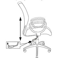 Офисное кресло Бюрократ CH-599AXSN (черный TW-01/черный TW-11) - Превью изображения №10 — Интернет-магазин Time-Shop