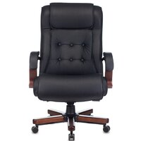 Офисное кресло Бюрократ T-9926WALNUT (черный) - Превью изображения №3 — Интернет-магазин Time-Shop