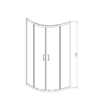 Душевой уголок Vincea Alpha VSQ-3AL900MT (хром/текстурное) - Превью изображения №8 — Интернет-магазин Time-Shop