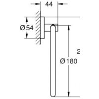 Держатель для полотенца Grohe Grohe 40365AL1 - Превью изображения №2 — Интернет-магазин Time-Shop
