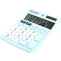Бухгалтерский калькулятор BRAUBERG Ultra Pastel-08-LB 250513 (голубой) - Превью изображения №3 — Интернет-магазин Time-Shop
