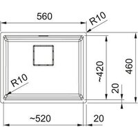 Кухонная мойка Franke Kanon KNG 110-52 125.0721.150 (черный матовый) - Превью изображения №5 — Интернет-магазин Time-Shop