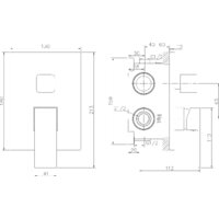 Смеситель Lauter Trim 21CK189C-516-3 - Превью изображения №2 — Интернет-магазин Time-Shop