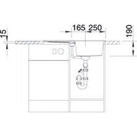 Кухонная мойка Blanco Metra 45 S 515039 (кофе) - Превью изображения №5 — Интернет-магазин Time-Shop