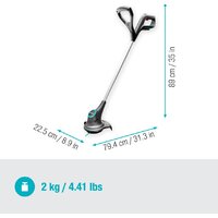 Триммер Gardena Smallcut 23/18V P4A Solo (без АКБ) - Превью изображения №2 — Интернет-магазин Time-Shop