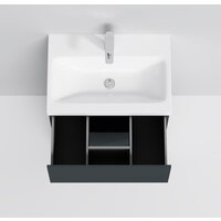  AM.PM Тумба под умывальник Gem 60 M90FSX06022GM32 (2 ящика, графит) - Превью изображения №3 — Интернет-магазин Time-Shop